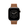 42 mm Armband mit Moderner Schließe Karamell - Large