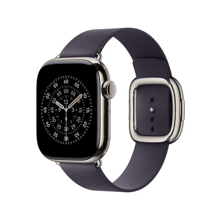 42 mm Armband mit Moderner Schließe Mitternachtsviolett - Medium