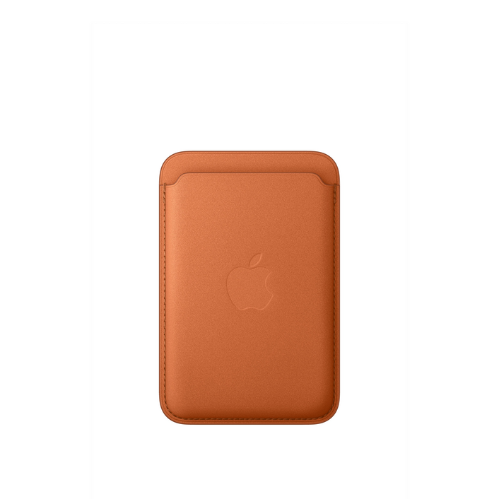 iPhone Feingewebe Wallet mit MagSafe – Fuchsrot