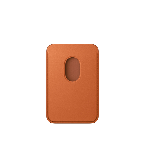 iPhone Feingewebe Wallet mit MagSafe – Fuchsrot