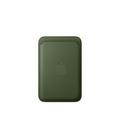 iPhone Feingewebe Wallet mit MagSafe – Moosgrün