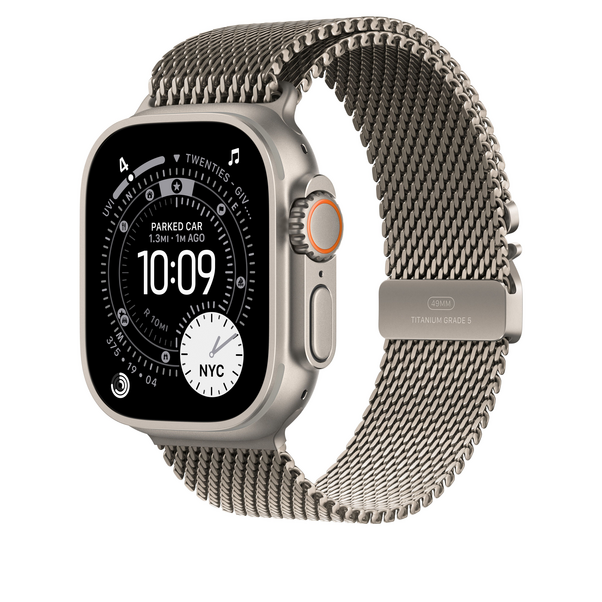 49 mm Milanaise Armband Titan Natur – M