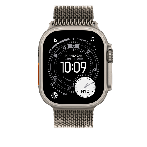 49 mm Milanaise Armband Titan Natur – L