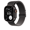 49 mm Milanaise Armband Titan Schwarz – S