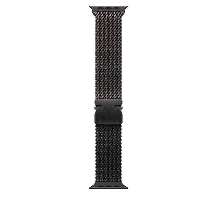 49 mm Milanaise Armband Titan Schwarz – M