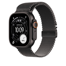 49 mm Milanaise Armband Titan Schwarz – M