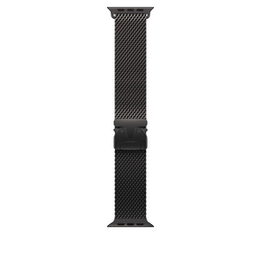 49 mm Milanaise Armband Titan Schwarz – L