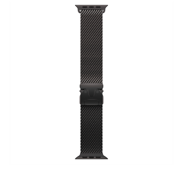 49 mm Milanaise Armband Titan Schwarz – L