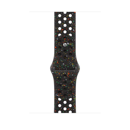 Sie sehen das Produktbild 01 von 46 mm Nike Sportarmband Midnight Black - S/M 46 mm Nike Sportarmband Midnight Black - S/M