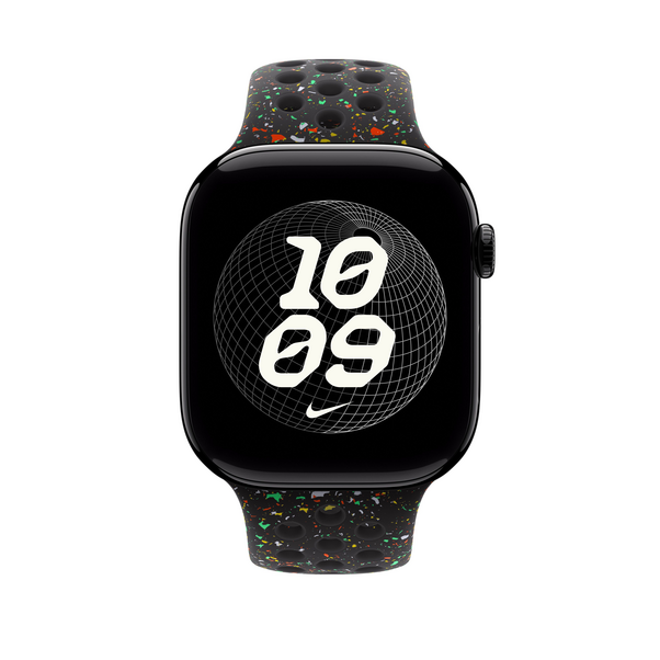 Sie sehen das Produktbild 03 von 46 mm Nike Sportarmband Midnight Black - S/M 46 mm Nike Sportarmband Midnight Black - S/M