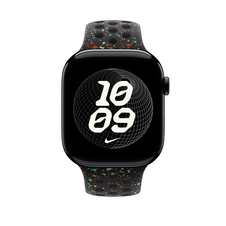 Sie sehen das Produktbild 03 von 46 mm Nike Sportarmband Midnight Black - S/M 46 mm Nike Sportarmband Midnight Black - S/M