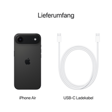 iPhone Air 256GB Space Schwarz