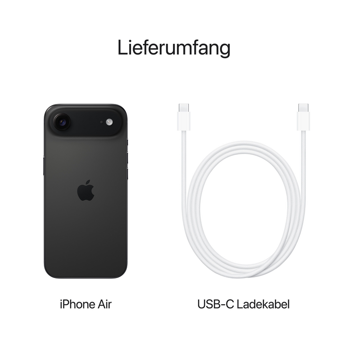 iPhone Air 256GB Space Schwarz