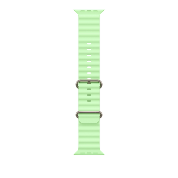 49 mm Ocean Armband Neongrün - Titan Natur