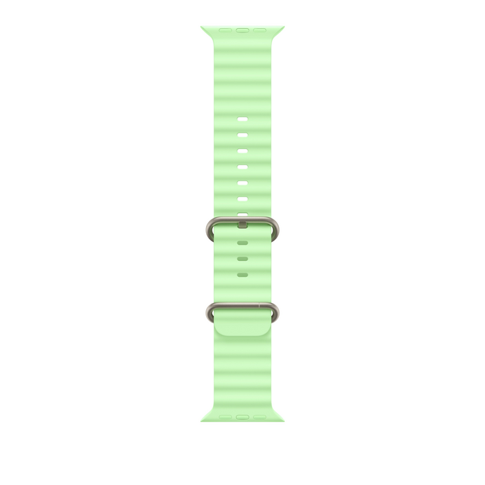 49 mm Ocean Armband Neongrün - Titan Natur