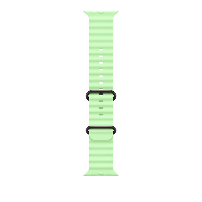 49 mm Ocean Armband Neongrün - Titan Schwarz