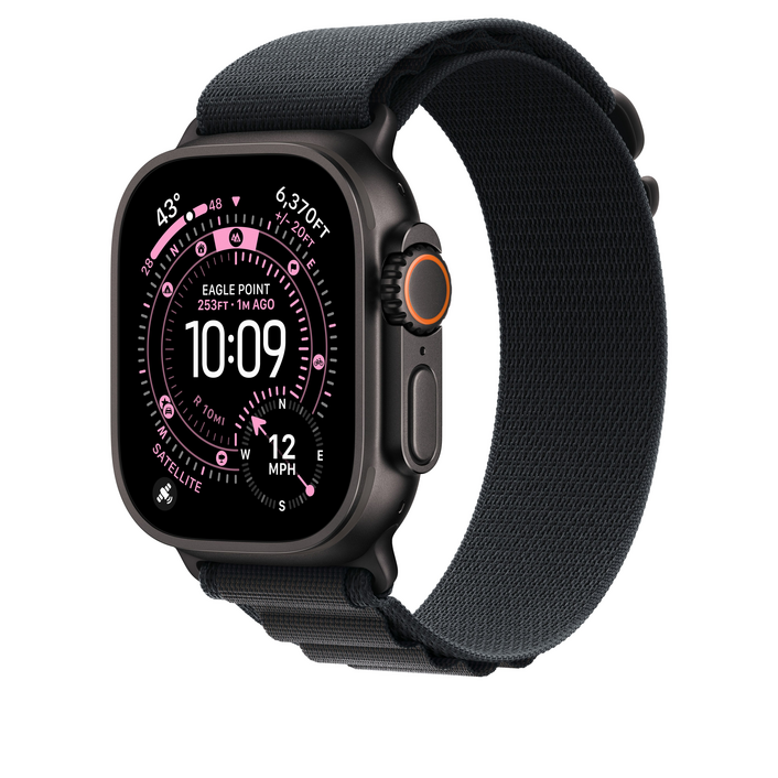 49 mm Alpine Loop Schwarz - Medium - Titan Schwarz