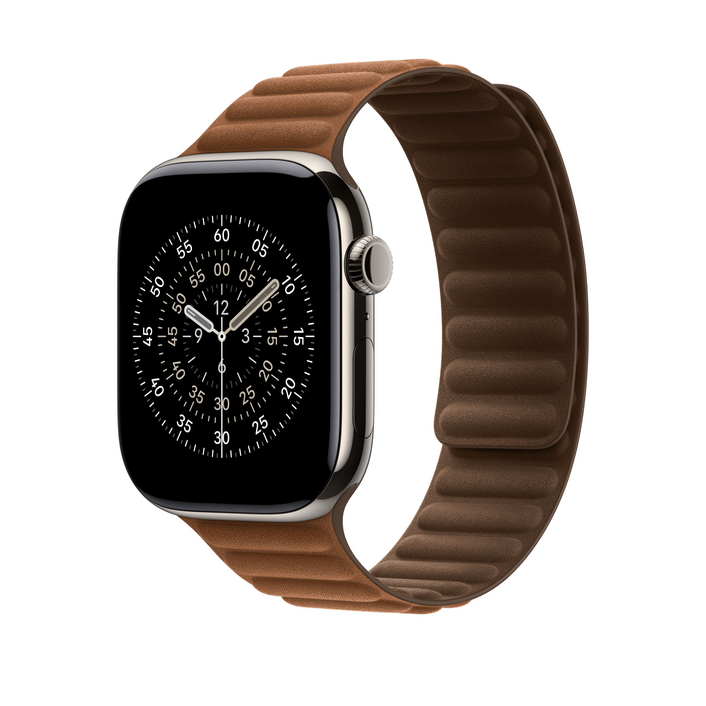 46 mm Armband mit Magnetverschluss Karamell - S/M