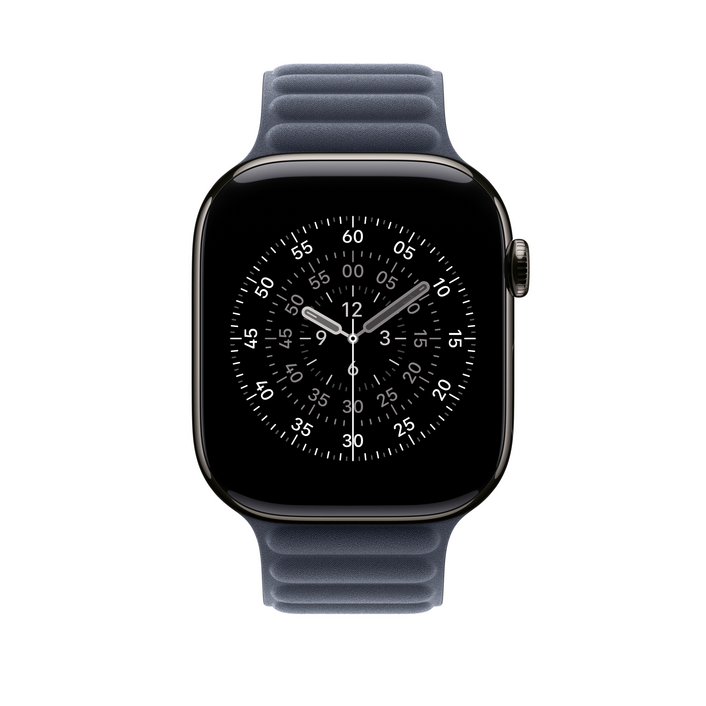46 mm Armband mit Magnetverschluss Navy - M/L
