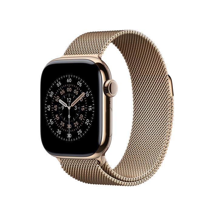 42 mm Milanaise Armband Gold