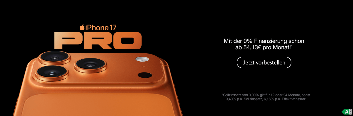 Startseitenbanner iPhone 17 Pro