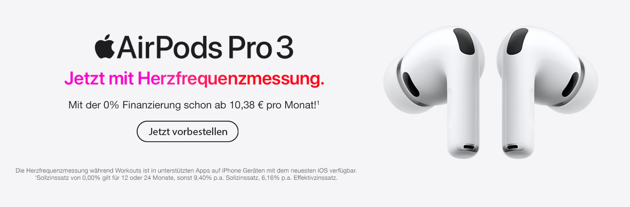 Startseitenbanner AirPods Pro 3