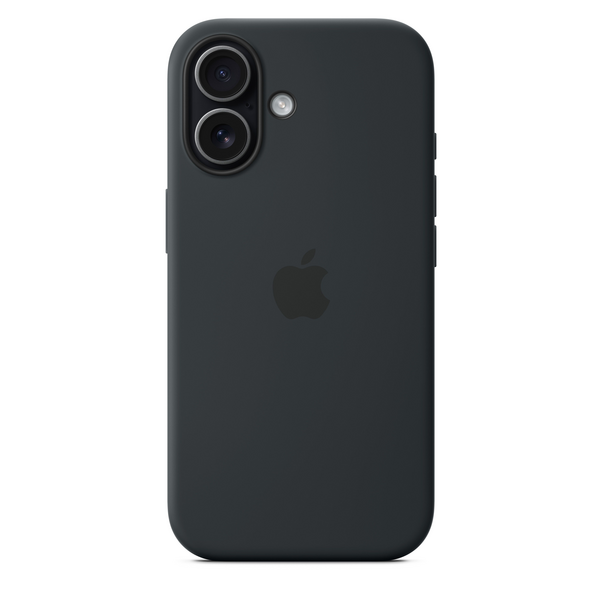 iPhone 17 Silikon Case mit MagSafe - Schwarz