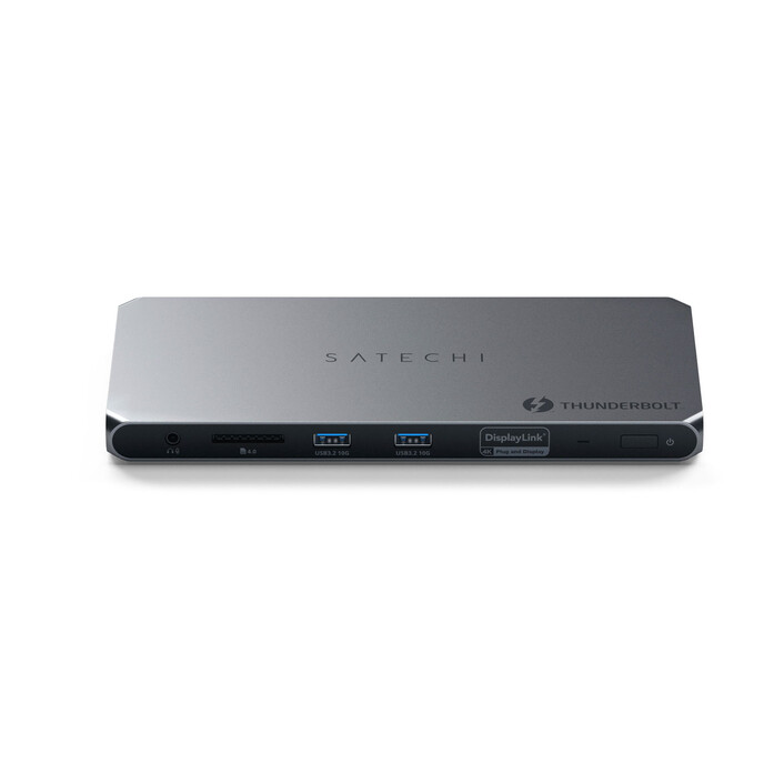 Satechi Thunderbolt 4 Docking Station mit Display Link, silber