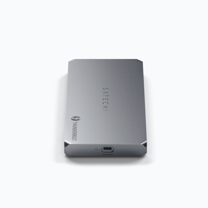Satechi Thunderbolt 4 Docking Station mit Display Link, silber