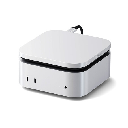 Sie sehen das Produktbild 01 von Satechi USB4 Slim NVMe SSD-Gehäuse, silber Satechi USB4 Slim NVMe SSD-Gehäuse, silber