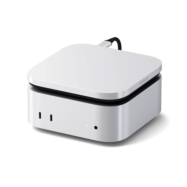 Sie sehen das Produktbild 01 von Satechi USB4 Slim NVMe SSD-Gehäuse, silber Satechi USB4 Slim NVMe SSD-Gehäuse, silber