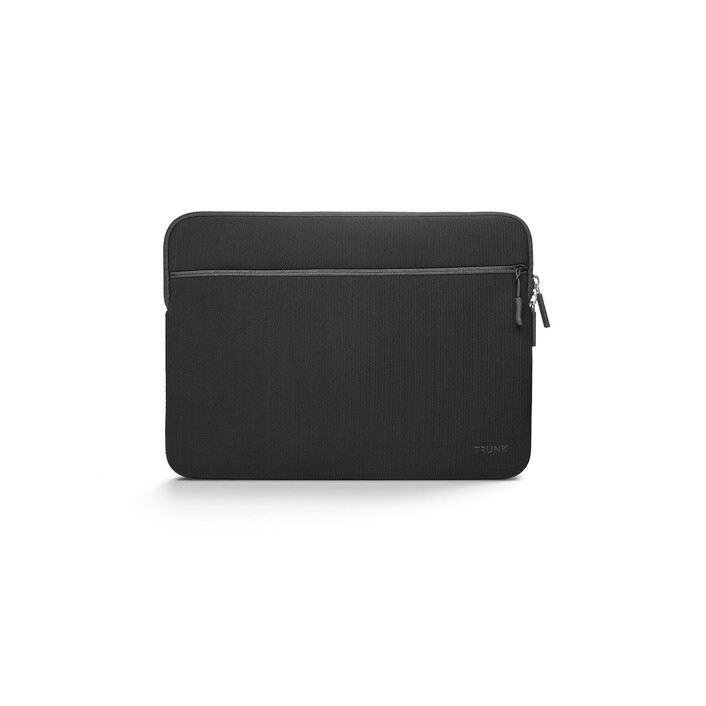 Trunk Textile Neopren Sleeve gerippt für MacBook Air/MacBook Pro 15" mit Tasche, schwarz