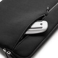 Trunk Textile Neopren Sleeve gerippt für MacBook Air/MacBook Pro 15&quot; mit Tasche, schwarz