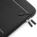 Trunk Textile Neopren Sleeve gerippt für MacBook Air/MacBook Pro 15&quot; mit Tasche, schwarz