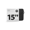 Trunk Textile Neopren Sleeve gerippt für MacBook Air/MacBook Pro 15" mit Tasche, schwarz