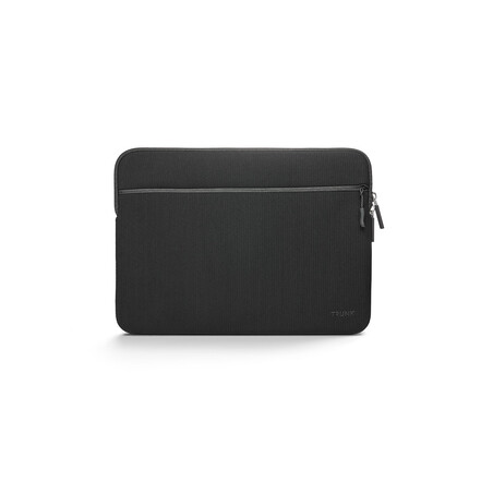 Sie sehen das Produktbild 01 von Trunk Textile Neopren Sleeve gerippt für MacBook Air/MacBook Pro 13" mit Tasche, schwarz Trunk Textile Neopren Sleeve gerippt für MacBook Air/MacBook Pro 13" mit Tasche, schwarz