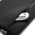 Trunk Textile Neopren Sleeve gerippt für MacBook Air/MacBook Pro 13&quot; mit Tasche, schwarz