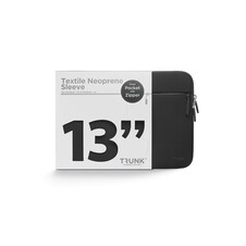 Trunk Textile Neopren Sleeve gerippt für MacBook Air/MacBook Pro 13&quot; mit Tasche, schwarz