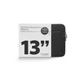 Trunk Textile Neopren Sleeve gerippt für MacBook Air/MacBook Pro 13&quot; mit Tasche, schwarz