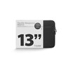 Trunk Textile Neopren Sleeve gerippt für MacBook Air/MacBook Pro 13" mit Tasche, schwarz