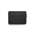 Trunk Textile Neopren Sleeve gerippt für MackBook Air/MacBook Pro 14&quot; mit Tasche, schwarz