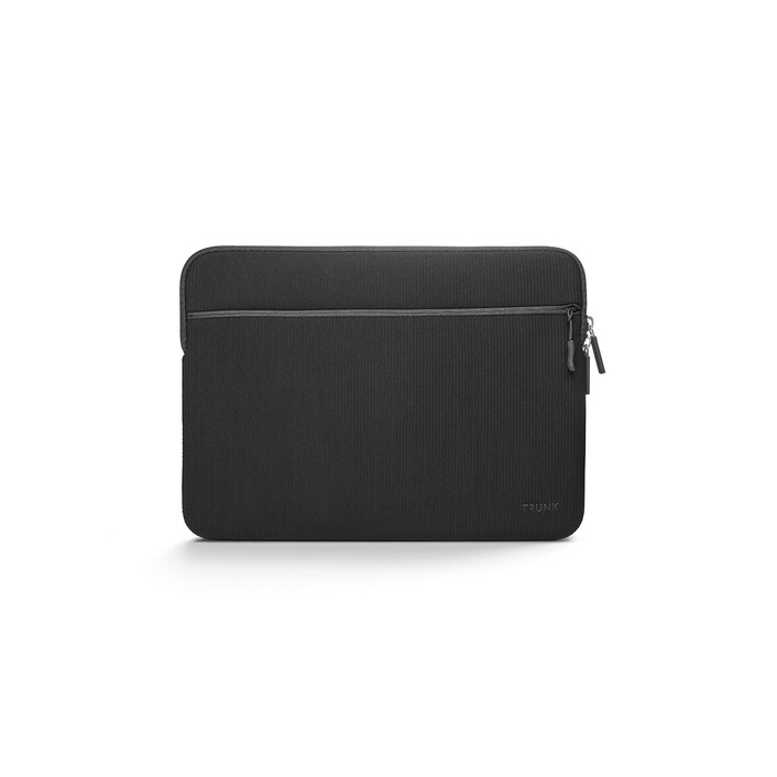 Trunk Textile Neopren Sleeve gerippt für MackBook Air/MacBook Pro 14" mit Tasche, schwarz