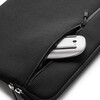 Trunk Textile Neopren Sleeve gerippt für MackBook Air/MacBook Pro 14" mit Tasche, schwarz