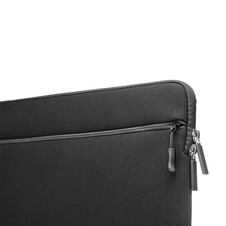 Trunk Textile Neopren Sleeve gerippt für MackBook Air/MacBook Pro 14&quot; mit Tasche, schwarz