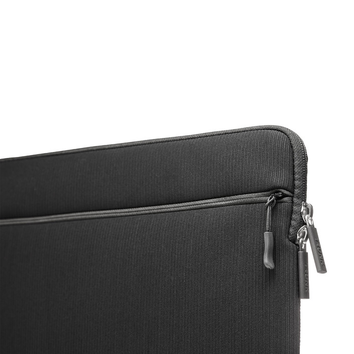 Trunk Textile Neopren Sleeve gerippt für MackBook Air/MacBook Pro 14" mit Tasche, schwarz