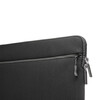 Trunk Textile Neopren Sleeve gerippt für MackBook Air/MacBook Pro 14" mit Tasche, schwarz