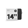 Trunk Textile Neopren Sleeve gerippt für MackBook Air/MacBook Pro 14" mit Tasche, schwarz