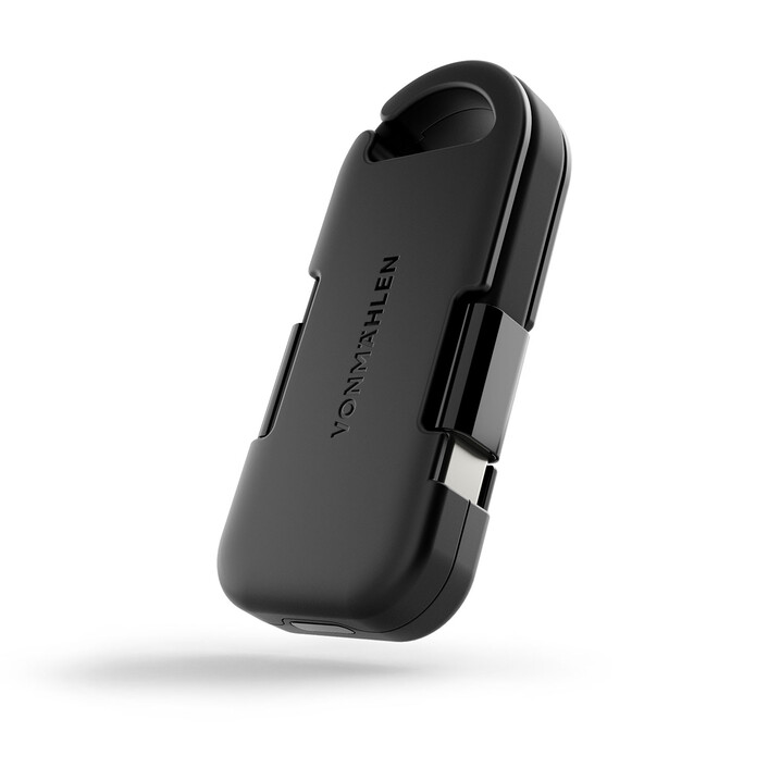 Vonmählen Evergreen Go kompakte Powerbank, 1.000 mAh, schwarz