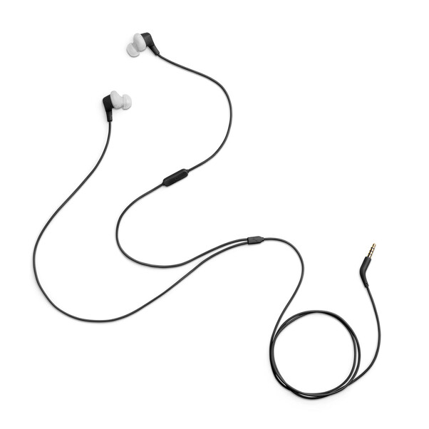 JBL Endurance RUN 3C, In-Ear-Sport-Kopfhörer mit Kabel, schwarz