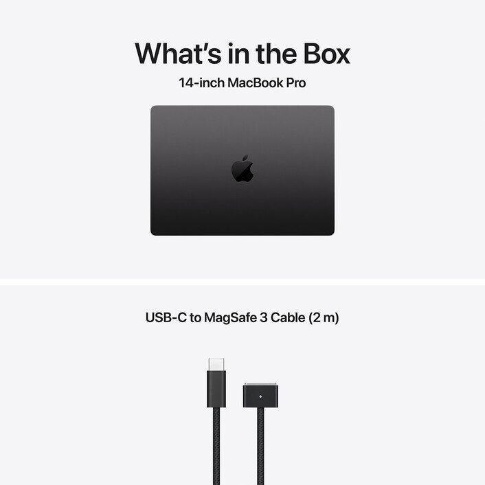 MacBook Pro 14&quot; mit M5 Chip mit 10-Core CPU und 10-Core GPU, 16GB, 512GB SSD, Space Schwarz